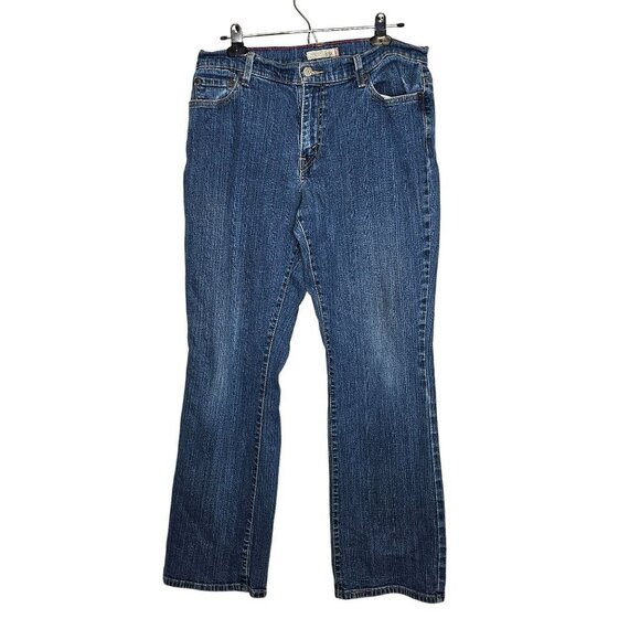 Levis Womens 550 Relaxed Fit Bootcut‎ Jeans Size 12 Medium Blue Denim Casual - Picture 1 of 11